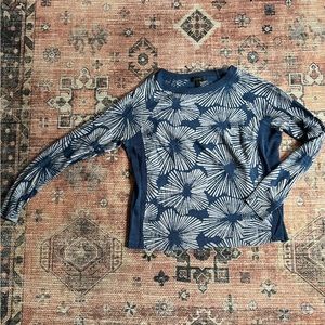 JCrew | Linen Sweater | Blue | Size Small